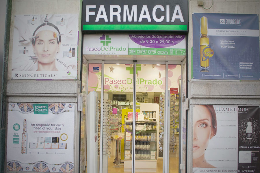 Farmacia Paseo del Prado Asociación de Comerciantes Barrio de las Letras